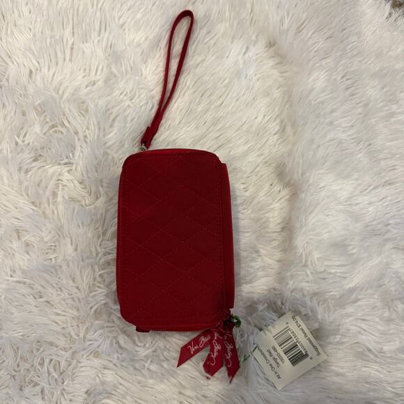 Vera Bradley All in One Crossbody Wristlet Tango Red NWT - Picture 7 of 8